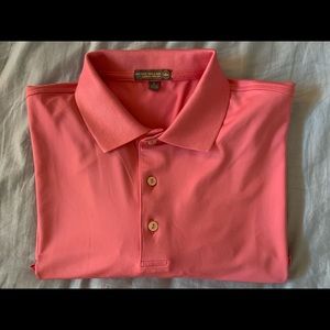 Peter Millar Summer Comfort Mens L Polo Golf Shirt